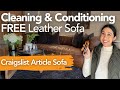 Leather Sofa Care - Cleaning & Conditioning | Leather Honey Review (Not Sponsored)